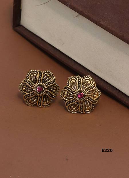 Designer Round Fancy Earings Collection E 220